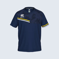 Errea Evan Shirt Short Sleeve (Junior) - Navy Yellow White