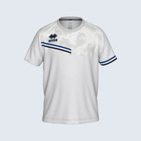 Errea Evan Shirt Short Sleeve (Junior) - White Blue Navy