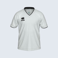 Errea Shirt Leonard Short Sleeve (Junior) - White Black
