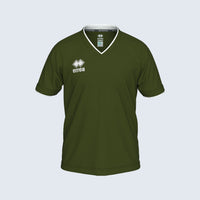 Errea Shirt Leonard Short Sleeve (Junior) - Military Green White