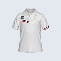 Errea Eden Polo Short Sleeve (Junior) - White Navy Red