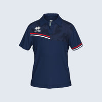 Errea Eden Polo Short Sleeve (Junior) - Navy Red White