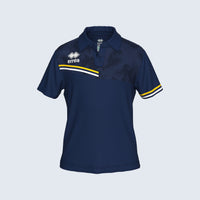 Errea Eden Polo Short Sleeve (Junior) - Navy Yellow White