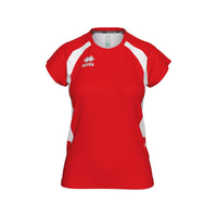 Errea Shirt Anika Short Sleeve - Red White