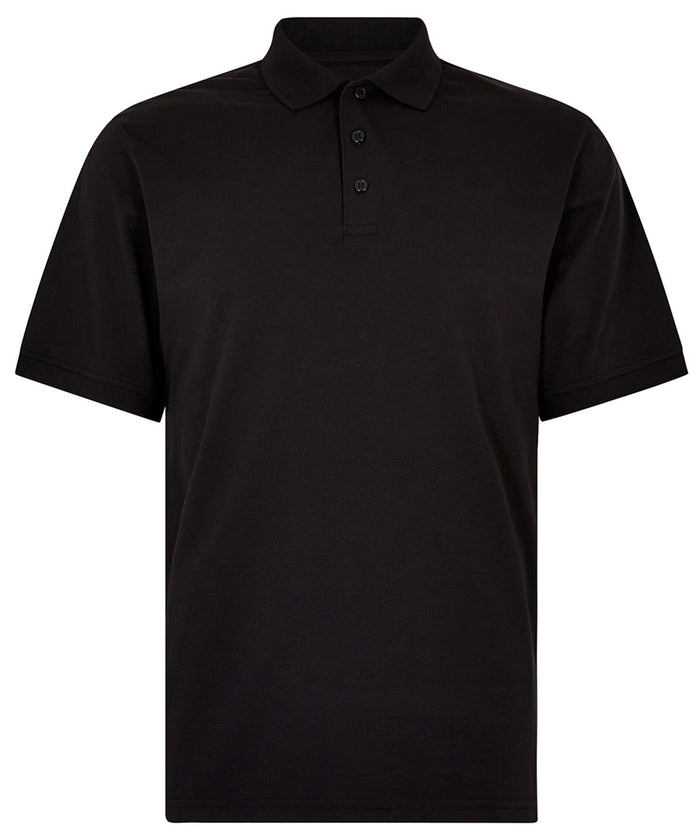 Kustom Kit Regular Fit Superwash® 60° Jersey Polo - Black