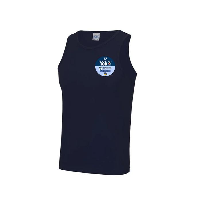 Mens French Navy Running Vest