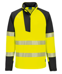 Portwest PW3 Hi-vis ¼-zip Sweatshirt - Orange/Black
