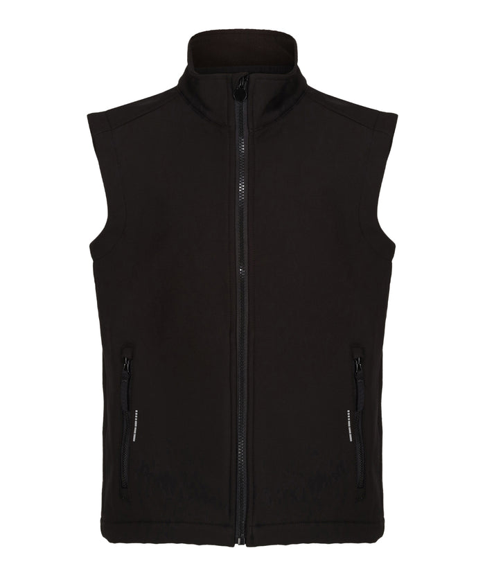 Regattajunior Junior Ablaze Softshell Bodywarmer - Black/Black