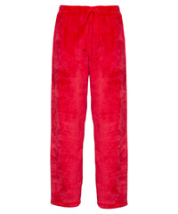 Ribbon Luxury Eskimo-style Fleece Pants - Black