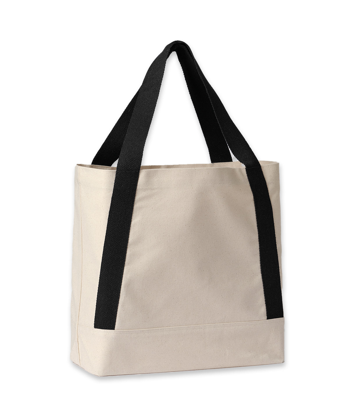 Nutshell Dakota Recycled Contrast Strap Tote - Natural/Black