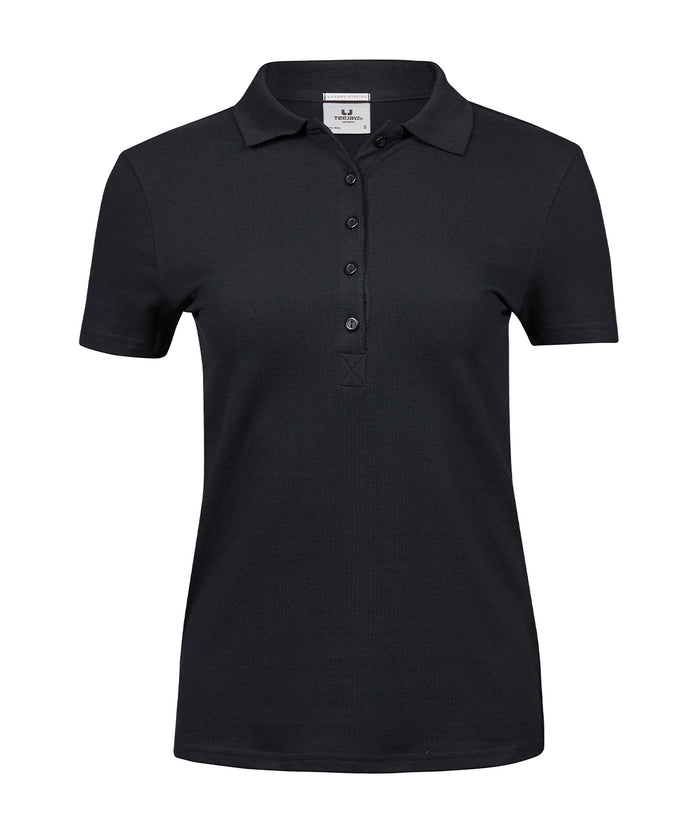Tee Jays Women’s Luxury Stretch Polo - Black