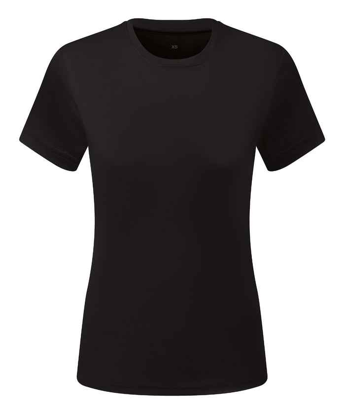 Women’s TriDri® Ion-charge Recycled Textured Tee - Black