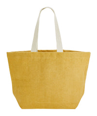 Westford Mill Soft Washed Jute Beach Bag - Saffron
