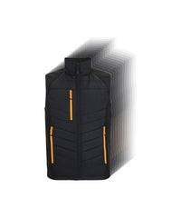 Regatta Bodywarmer Pack in Black/Orange Pop - 12 Pro Universal Bodywarmers
