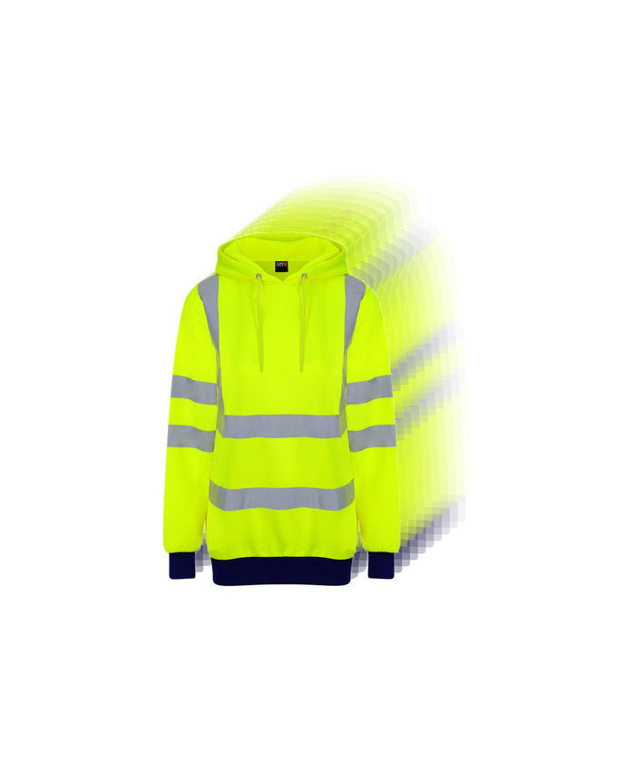ProRTX Hi-Vis Hoodie Pack in HV Yellow/Navy - 10 High Visibility Hoodies