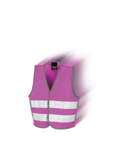 Kids' Hi-Vis Vest Pack in Pink - 30 Result Core Junior Vests