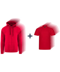 ProRTX Staff Pack in Red - 5 Pro Hoodies and 5 Pro Polos