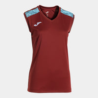 Joma Championship VIII Sleeveless Shirt (Junior) - Sky Blue Burgundy