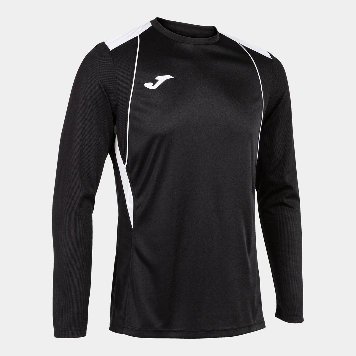 Joma Championship VII Long Sleeve T-shirt (Adult) - Black White