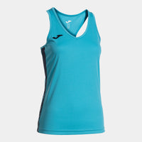 Joma Olimpiada Tank Top (Adult) - Fluorescent Turquoise Dark Navy