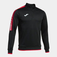 Joma Olimpiada Sweatshirt (Adult) - Black Red