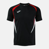 Joma T-championship Short Sleeve T-shirt (Adult) - Black Red