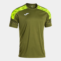 Joma Championship VIII Short Sleeve T-shirt (Junior) - Fluorescent Yellow Green
