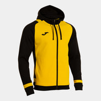 Joma Phoenix III Zip-up Hoodie (Junior) - Yellow Black