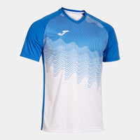 Joma Tiger VI Short Sleeve T-shirt (Adult) - Royal Blue White