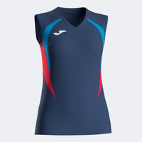 Joma Championship Sleeveless Shirt (Junior) - Royal Blue Dark Navy