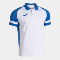 Joma Phoenix III Short Sleeve Polo (Adult) - Royal Blue White