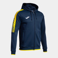 Joma Olimpiada Zip-up Hoodie (Junior) - Navy Blue Yellow