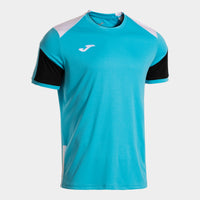 Joma Danubio Short Sleeve T-shirt (Adult) - Turquoise Black