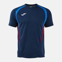 Joma T-championship Short Sleeve T-shirt (Adult) - Royal Blue Dark Navy