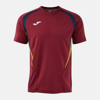 Joma T-championship Short Sleeve T-shirt (Junior) - Dark Navy Burgundy