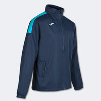 Joma Anorak Trivor (Adult) - Fluorescent Turquoise Navy Blue