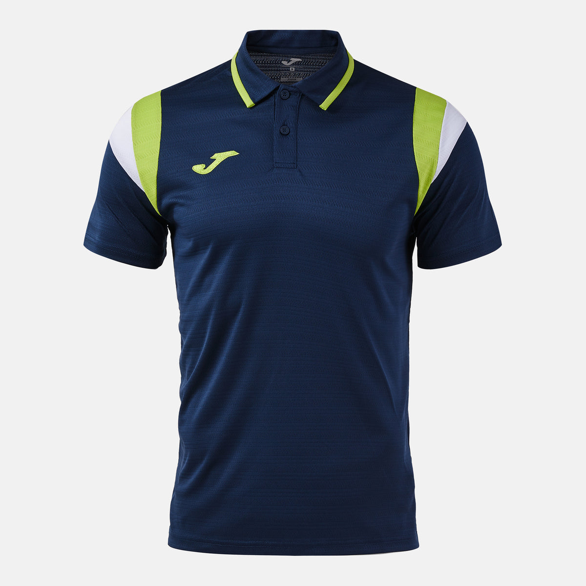 Joma Terra Short Sleeve Polo - Dark Navy Lime