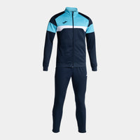 Joma Danubio III Tracksuit (Adult) - Fluorescent Turquoise Navy Blue