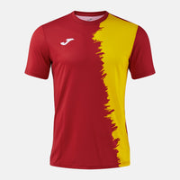 Joma City III Short Sleeve T-shirt (Adult) - Red Yellow