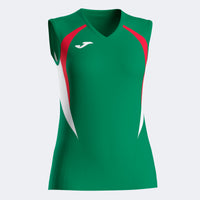 Joma Championship Sleeveless Shirt (Junior) - Green Red