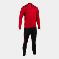 Joma Championship VII Tracksuit (Adult) - Red Black