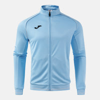 Joma Vintage Eco Retro Full Zip Sweatshirt (Adult) - Sky Blue Gray