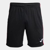 Joma Open III Bermuda (Adult) - Black Red