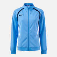 Joma Championship Full Zip Sweatshirt (Adult) - Sky Blue Light Brown