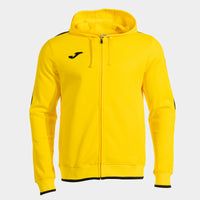 Joma Olimpiada Zip-up Hoodie (Junior) - Yellow Black