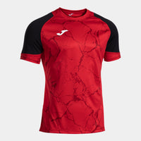 Joma Performance Handball Short Sleeve T-shirt - Red Black