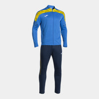 Joma Championship VIII Tracksuit (Adult) - Royal Blue Yellow