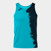 Joma City III Tank Top (Junior) - Fluorescent Turquoise Dark Navy