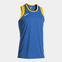Joma Final Basket II Sleeveless Shirt (Junior) - Royal Blue Yellow
