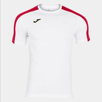 Joma Academy Short Sleeve T-shirt (Junior) - White Red